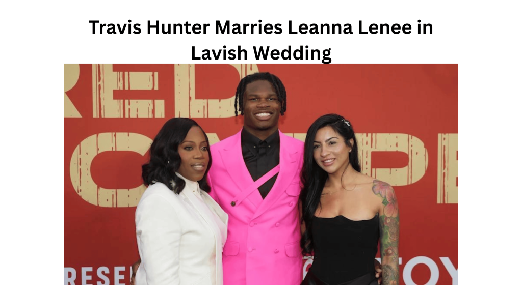 Travis Hunter and Leanna Lenee dance together at their beautiful Tennessee wedding on May 24, 2025.