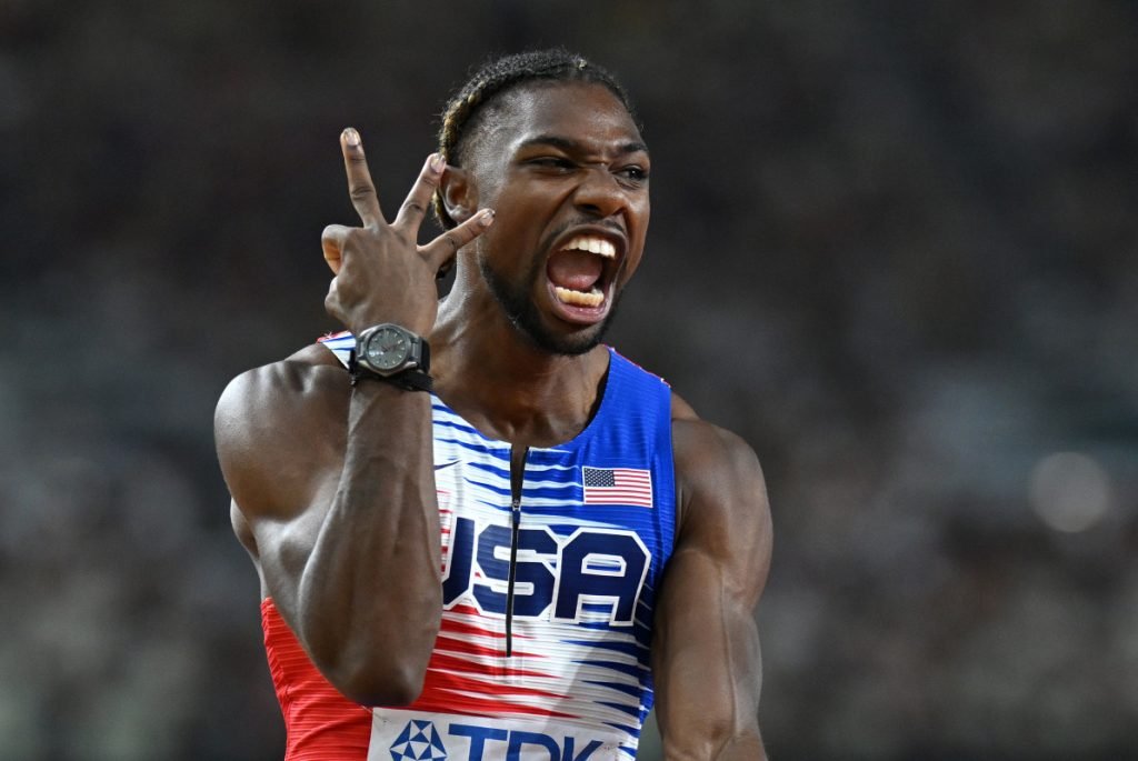 Noah Lyles Gives Update on Race Against NFL Superstar